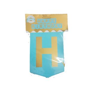 Banner Bunting Flag Ulang tahun Tulisan Happy Birthday Murah