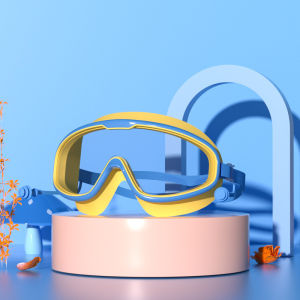 【Ready Stock】Kacamata Renang Kartun Anti-kabut / Kacamata Renang Anak / Kacamata Renang Anak Lucu Laki Perempuan Anti FOG Big Frame Kids Googles Snorkling