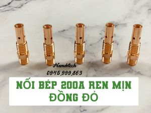 1 Chiếc Nối Bép dùng cho mỏ Mig 200A đồng đỏ REN MỊN hàng đẹp