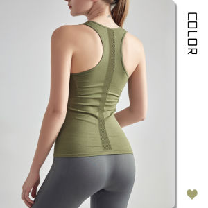 SUPERFLOWER Womens Yoga Vest Open Back Mesh Breathable Workout Running Pilates Tank Tops