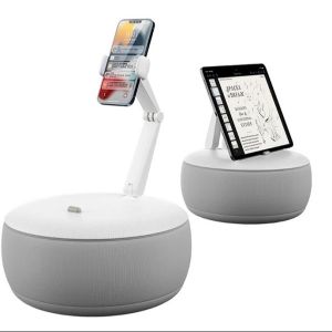 Pillow Phone Stand 360° Angle Adjustable Tablet Pillow Holder Skin Friendly Cushion Pillow Stand Portable Lightweight