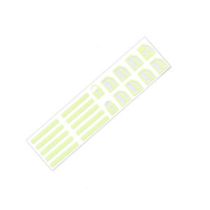 1/10x Car Window Button Sticker Luminous Green/Orange/Blue Button Sticker Window Lifter Switch Night Fluorescent Decal Auto Interior Glowing Accessory