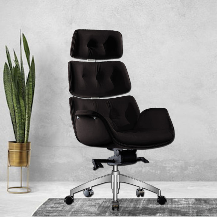 KRUZO LANCER Faux Leather Executive Boss Chair with Tilt Tension ...
