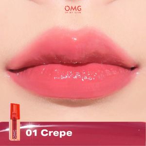 OMG OH MY GLAM Glassy Lip Tint 2g - Lip Tint Warna Intense Tahan 12 Jam