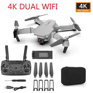 Dual Camera E88 Equipped Drone With WIFI FPV Wide Angle  Height Keep RC Quadcopter Folding Malaysia