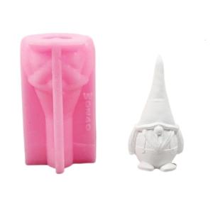 Giáng sinh lùn tượng khuôn silicon cho nhựa Epoxy làm xà phòng Kẹo mềm bằng Silicone khuôn silicon cho món tráng miệng sô cô la