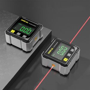 BENYTRO Multifunctional Double Sided  Inclinometer Rechargeable Four Sided ic Digital Inclinometer Portable LCD Display Slope Level Household