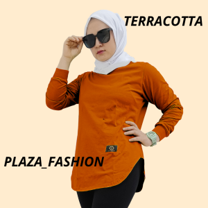 PROMO- BAJU KAOS WANITA DEWASA MODEL TERBARU-BAJU KAOS WANITA LENGAN PANJANG KEKINIAN GRATIS ONGKIR