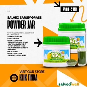 KT - 2pcs SBG 240grams Powder in a Jar Salveo Barley Grass BOOST your Health and Immunity Effective FDA Approved