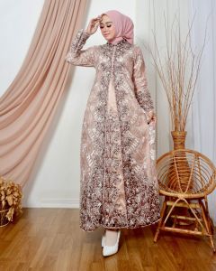 HARGA ASLI NO TIPU//Gamis Mawar thalia//MODEL BAJU GAMIS BRUKAT KONDANGAN TERBARU TERLARIS TAMPAK MEWAH ELEGAN BAHAN JATUH ADEM VIRAL KEKINIAN