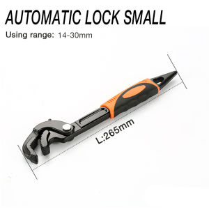 【🇲🇾Stock 】14-30 / 30-60mm Universal Wrench Open End Spanner Multifunctional Key Pipe Wrench Tools Adjustable Pipe Pliers Set High-carbon Steel Snap N Grip Tool Plumber Multi Hand Tool 多功能扳手