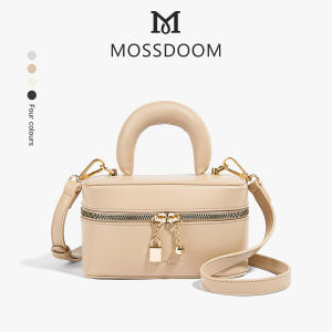 MOSSDOOM Tas Delphine Bag Cute Dengan Aksen Gembok Tas Mungil Wanita Crossbody Bag