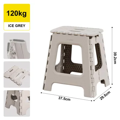 Citylife Thickened Foldable Stool Childrens Small Stool Household Plastic Chair Outdoor Camping Portable High Stool (Hold Up To 120kg)