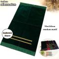 SAJADAH POLOS SAJADAH DEWASA SAJADAH BESAR 70 X 110 CM SAJADAH TURKI BAHAN BULU. 