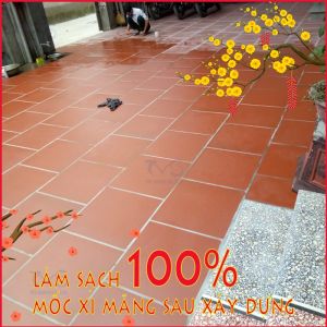 Nước tẩy xi măng rêu công nghiệp chuyên dụng Ht01-TVS loại 5 lit tăng độ sáng cho nền gạch - hàng chính hãng