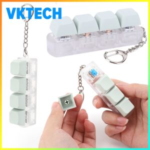 [Vktech] Durable PBT Keycap Set for Mechanical Keyboard Fidget Toy Decompression Keychain for Office and Gaming