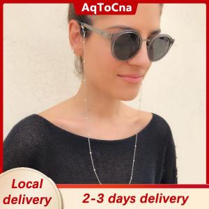 [COD] AqToCna Ship within 24 hours New Women Gold Eyeglass Chains Sunglasses Reading Beaded Eyewears Cord Neck Rope