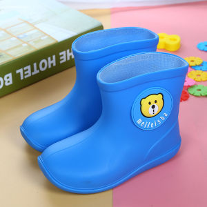 พร้อมส่ง เด็กทารกรองเท้ากันน้ำรองเท้ากันฝนเด็กรองเท้าฝนน่ารักรองเท้าเด็ก กันลื่น รองเท้าน้ำ Kids Rain Boots 1-6 ขวบ กรุณาวัดความยาวเท้าของลูกก่อนซื้อ