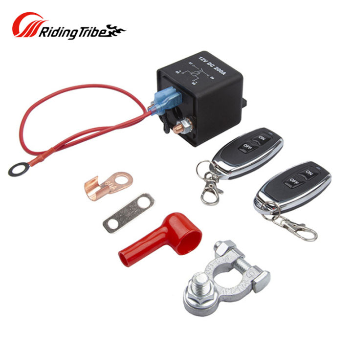 Riding Tribe Remote Battery Disconnect Switch Kit 200a 12v Remote Control Intelligent Cut Off 1629