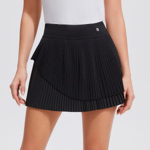 2024 Women Pleated Tennis Skirt High Quality Athletic Culottes High Waisted Golf Skorts with Pockets Workout Running Skirts