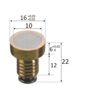Hanson8 2PCS Mold Air Poppet Valves Z491Air Ejector Pins Air Exhaust Valves for Injection Moulds X2Z8B