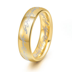 Cross-border hot-selling hand accessories: personalized tungsten steel magic ring celebrity style mens bold and fashionable European and American rings wholesale