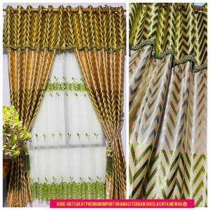 Gorden Jendela/ Gorden Pintu/ Gorden Import Smokring Zakat Poni gabung Premium Import