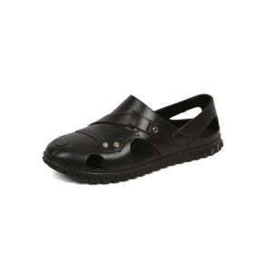 In stock mens Baotou slippers beach shoes casual sandals anti slip