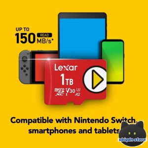 🎊Original+FREE Shipping+COD🎊 Lexar Original Play Micro SD Card 1TB 512GB 256GB 128GB SDXC Memory Card UHS-I V30 A2 TF Read Compatible with Nintendo Switch