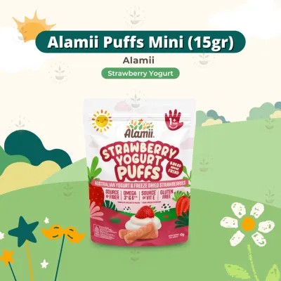 MINI Alamii Puff MINI 15 gram - Snack Bayi - Cemilan Bayi - Cemilan Anak