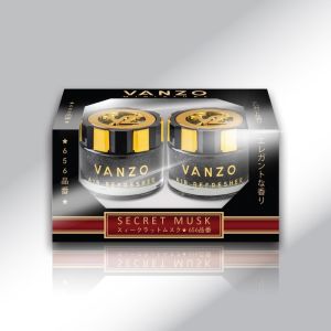 Made in Japan Vanzo MINIATURE Car Air Freshener (2 pcs) ✨ Vanzo Car Perfume Air Freshener (Japan) Gel type 656 657 658 65ml Pewangi Kereta Secret Velvet Musk English Pear 16ml (2pcs)
