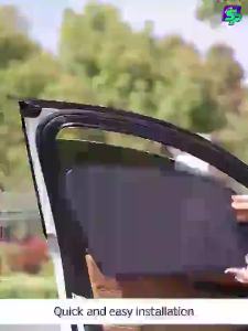 Nissan Kicks – ShopPark Magnetic Custom Fit Car Window Sunshade | High-Density Mesh Sun Protection Easy Install