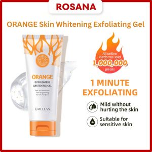 Orange Exfoliating Gel for Face Whitening  Facial Body Scrub Exfoliating Gel Whitening Skin Peeling Cream 50g