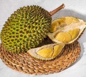 Frozen Musang King Whole Durian with Shell - Halal-Friendly | Less Sweet