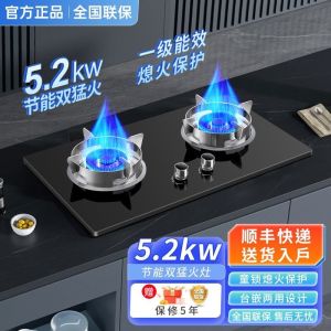 Hob Stove Burner Gas Cooker  Cooking Stove Gas  Cooking Stove Gas Cooker Stove First-Class Energy-Saving Natural Gas Stove Thickened Upgraded Material 燃气灶