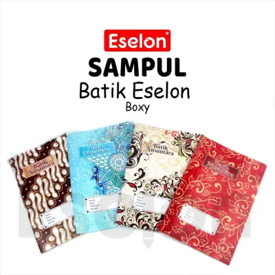 20lbr Sampul Boxi Batik / Sampul Buku Batik Boxi Eselon