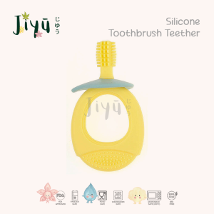 JIYU [JB-029] Silicone Toothbrush Teether / Gigitan Silikon Sikat Gigit BPA FREE