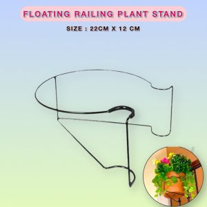Floating Garden Railing Planter Hanging Pot Holder  Pot Frame 浮动花园栏杆花架 Pemegang Pot Gantung