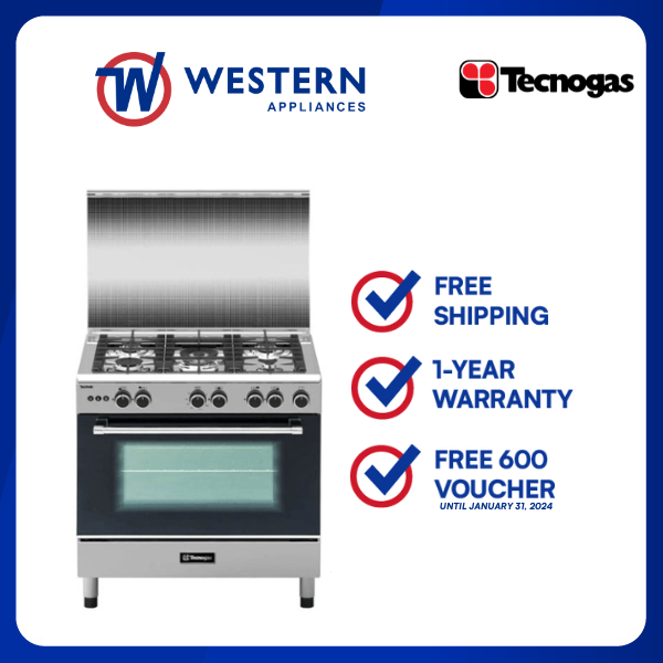 Tecnogas TFG9050CRVSSC 90cm Gas Range Lazada PH