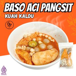 1 BASO ACI PLUS PANGSIT KUAH KALDU BY GUDANGSNACK.TGR
