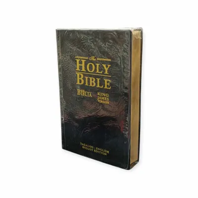 PCBS The Holy Bible Ang Biblia Tagalog-English Diglot Bible King James Version (Black)