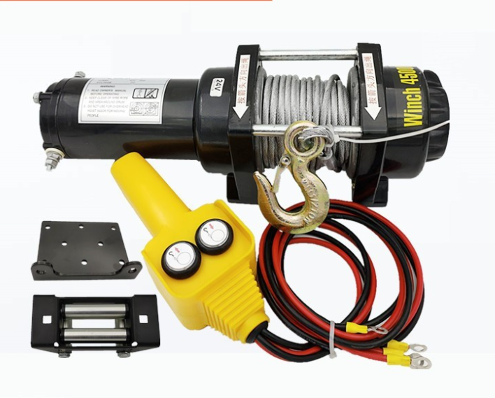 Tời điện 12v ác quy 4500lbs-3500lb-3000lb tải trọng kéo 2000kg kéo xe ...