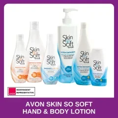 AVON Skin So Soft Whitening Hand & Body Lotion 100ml - 250ml - 400ml - 720ml (SMALL - JUMBO SIZE)