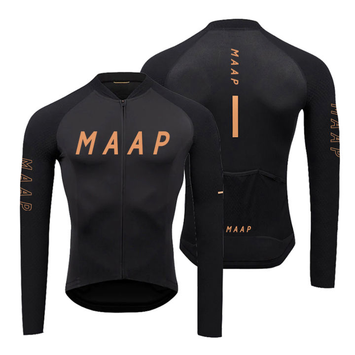 🚚【New】2023 MAAP Men's Cycling Jersey Long Sleeves Breathable Bicycle ...