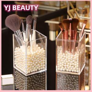 🔥🔥🔥yaojun Make Up Organizer Plastic Makeup Brush Pot Storage Acrylic For Cosmetics Holder Desk Cosmetic Storage Container