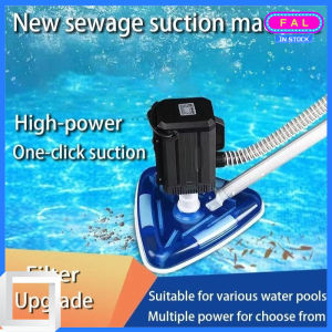 Swimming Pool Vacuum Cleaner Suction Pump Koi Pond Cleaning Tool Underwater Fish Waste Collector 360 Degree Pool Cleaner