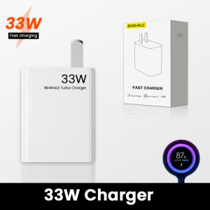 BKWHALE 33W สำหรับ เครื่องชาร์จด่วน / Mi USB อะแดปเตอร์ / 6A Type C สายชาร์จเร็ว สำหรับ Xiaomi Redmi สายชาร์จ