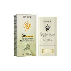 Eelhoe Sunscreen Stick Matte Sun Stick SPF50+ PA+++ UV Protective Cream Anti Oxidant Oil-control Sun Cream Isolate Ultraviolet Rays Anti Sunburn Body Hydrating Facial Sunblock Cream Refreshing Cosmetic