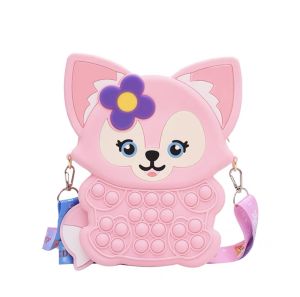 Túi popit đeo chéo size lớn ( đựng vừa điện thoại) hình Linabell dễ thương túi đeo thời trang cho bé _ Tingting