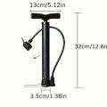 120Psi High Pressure Bike Pump Balls With Base Tire Pump Mountain Bikes Air Inflator. 